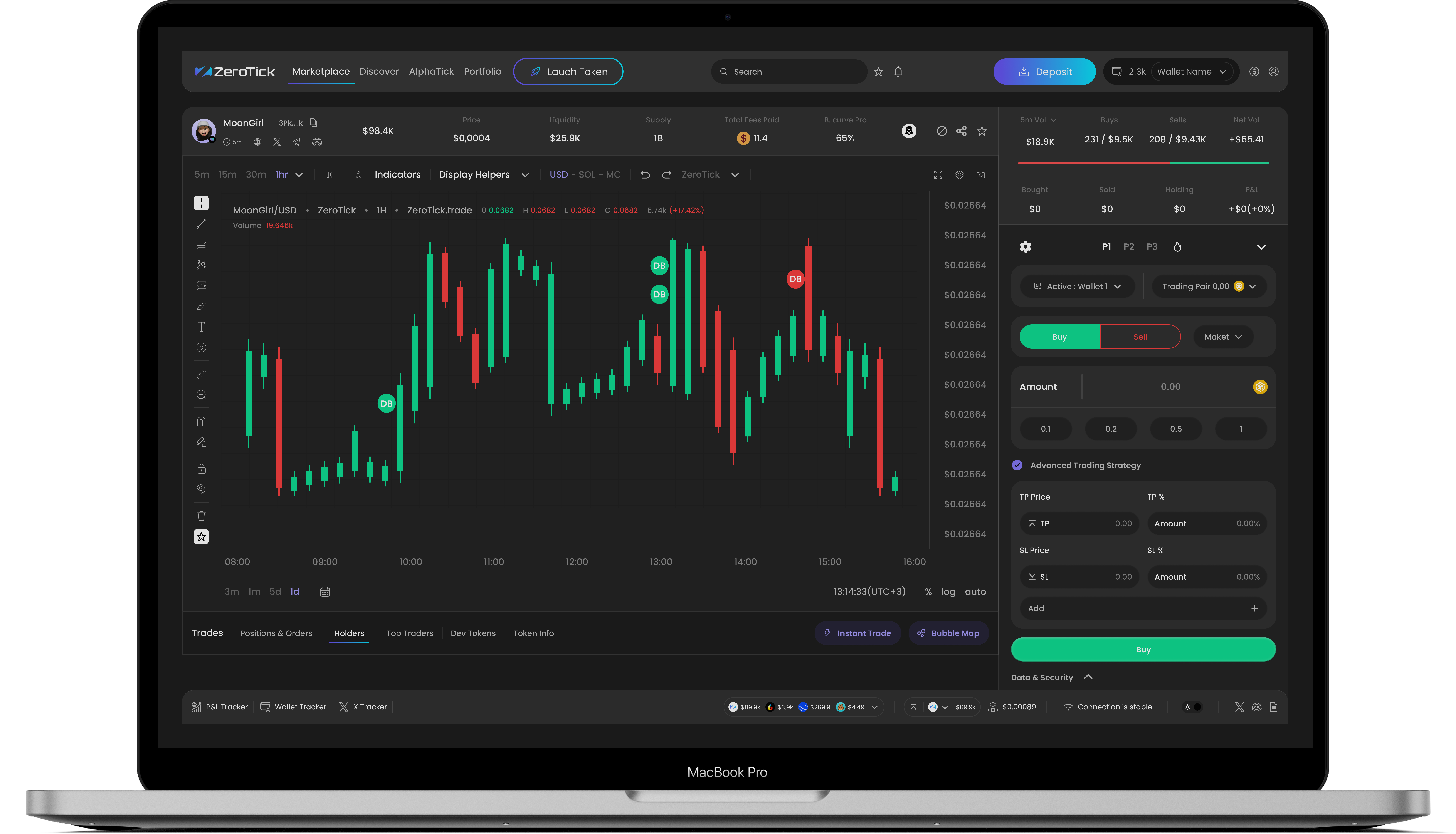 Trade & win on any chain, without whales, bots or insider-trading games.